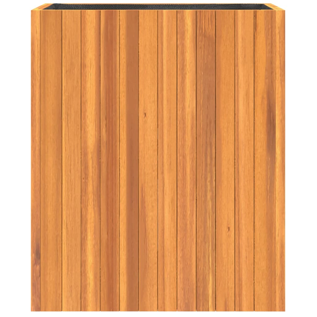 Jardinière 59x27,5x70 cm bois massif d'acacia