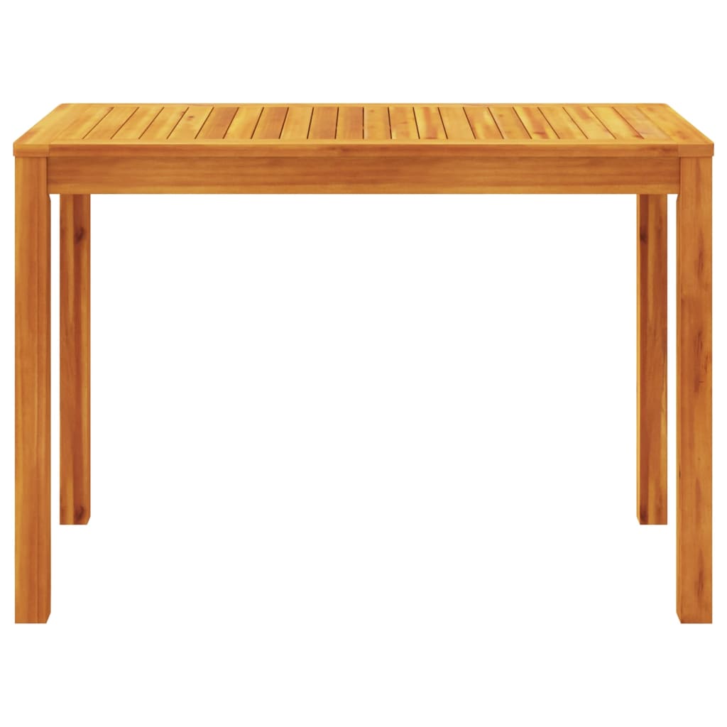 Table à manger de jardin 110x55x75 cm bois massif d'acacia