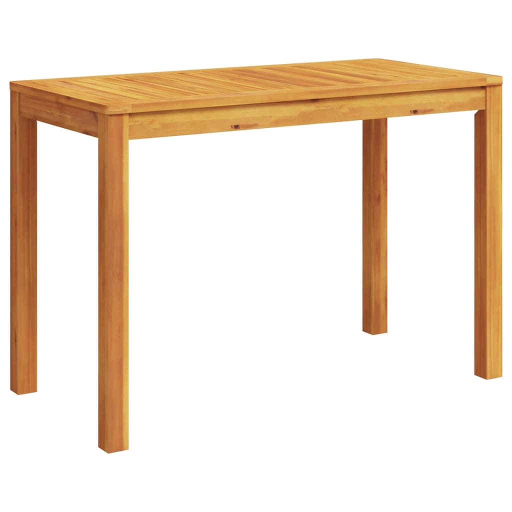 Table à manger de jardin 110x55x75 cm bois massif d'acacia