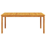 Table à manger de jardin 180x90x75 cm bois massif d'acacia