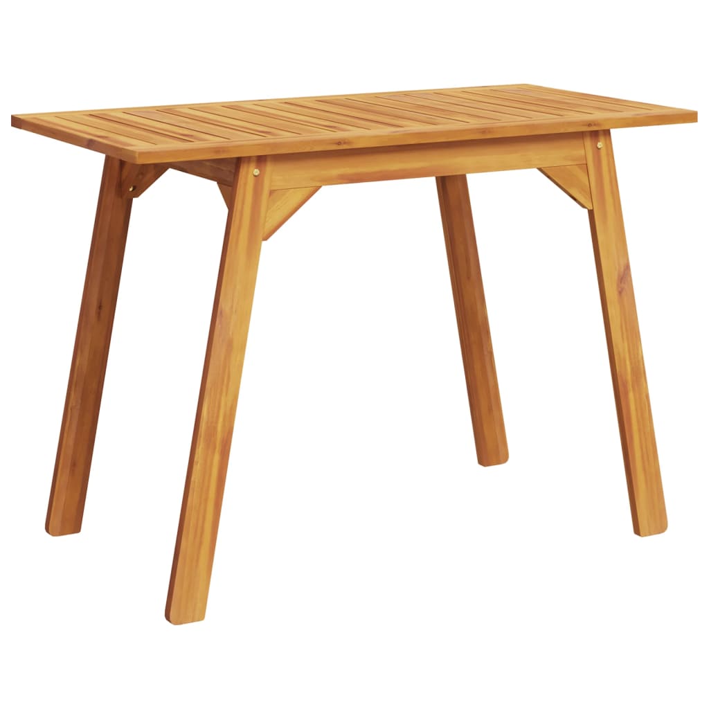 Table à manger de jardin 110x56x75 cm bois massif d'acacia