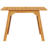 Table à manger de jardin 110x56x75 cm bois massif d'acacia