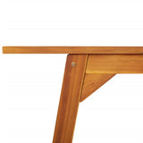 Table à manger de jardin 110x56x75 cm bois massif d'acacia