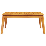 Table à manger de jardin 100x55x45 cm bois massif d'acacia