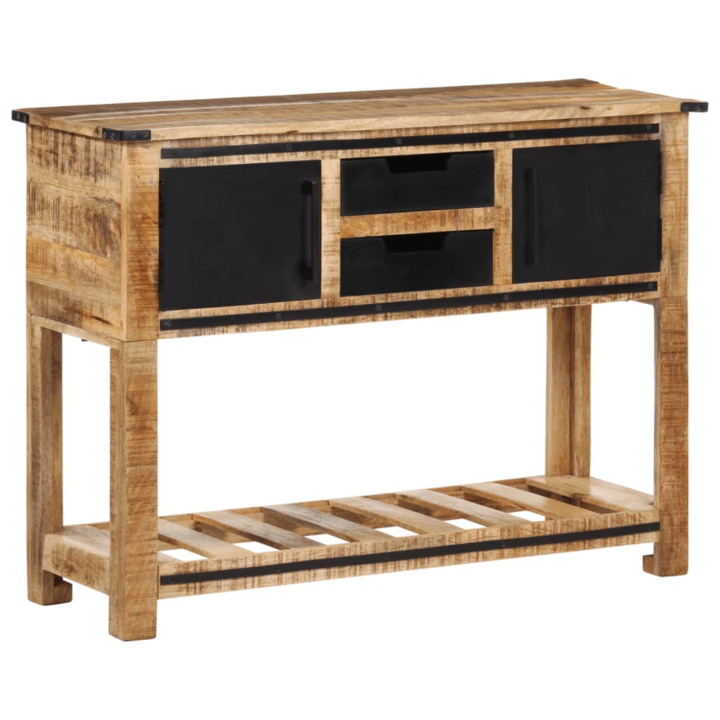 Table console 100x35x75 cm bois de manguier massif