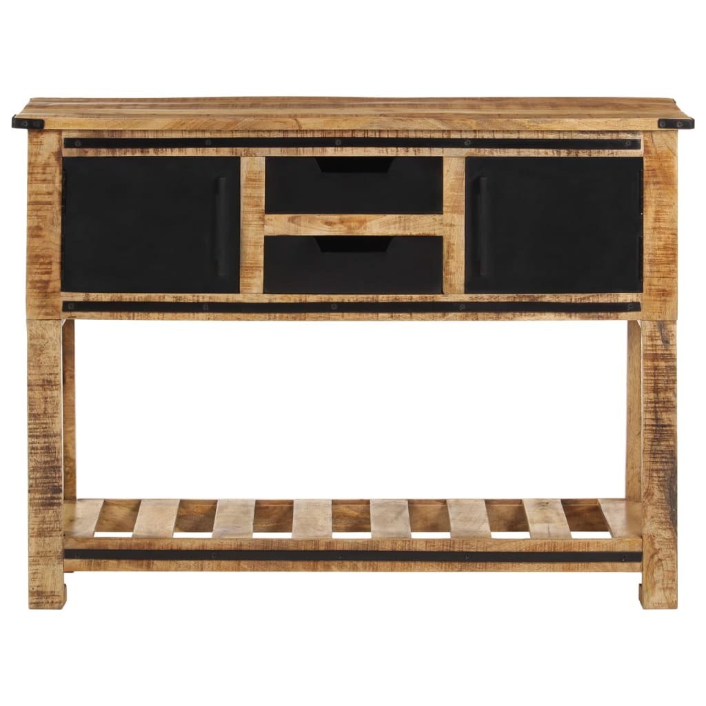 Table console 100x35x75 cm bois de manguier massif