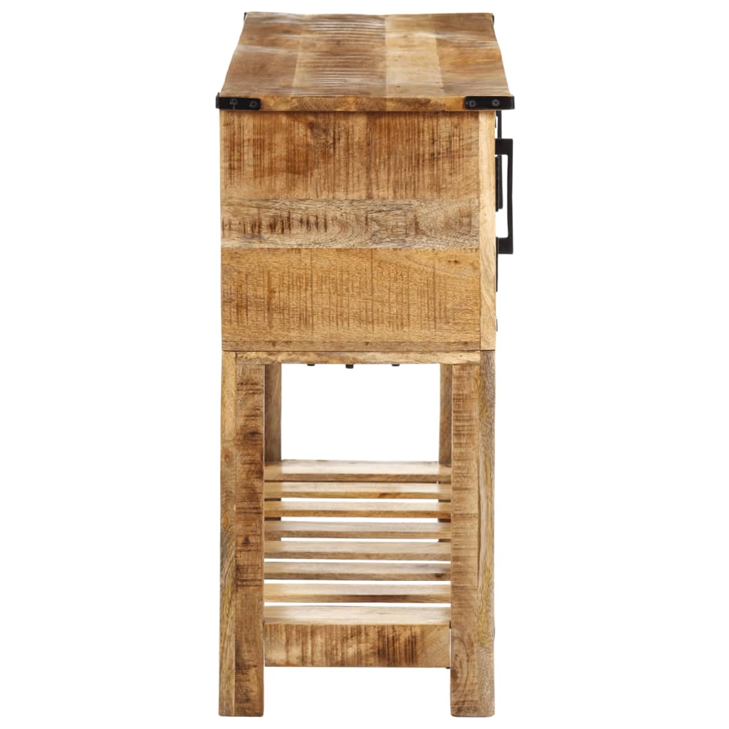 Table console 100x35x75 cm bois de manguier massif