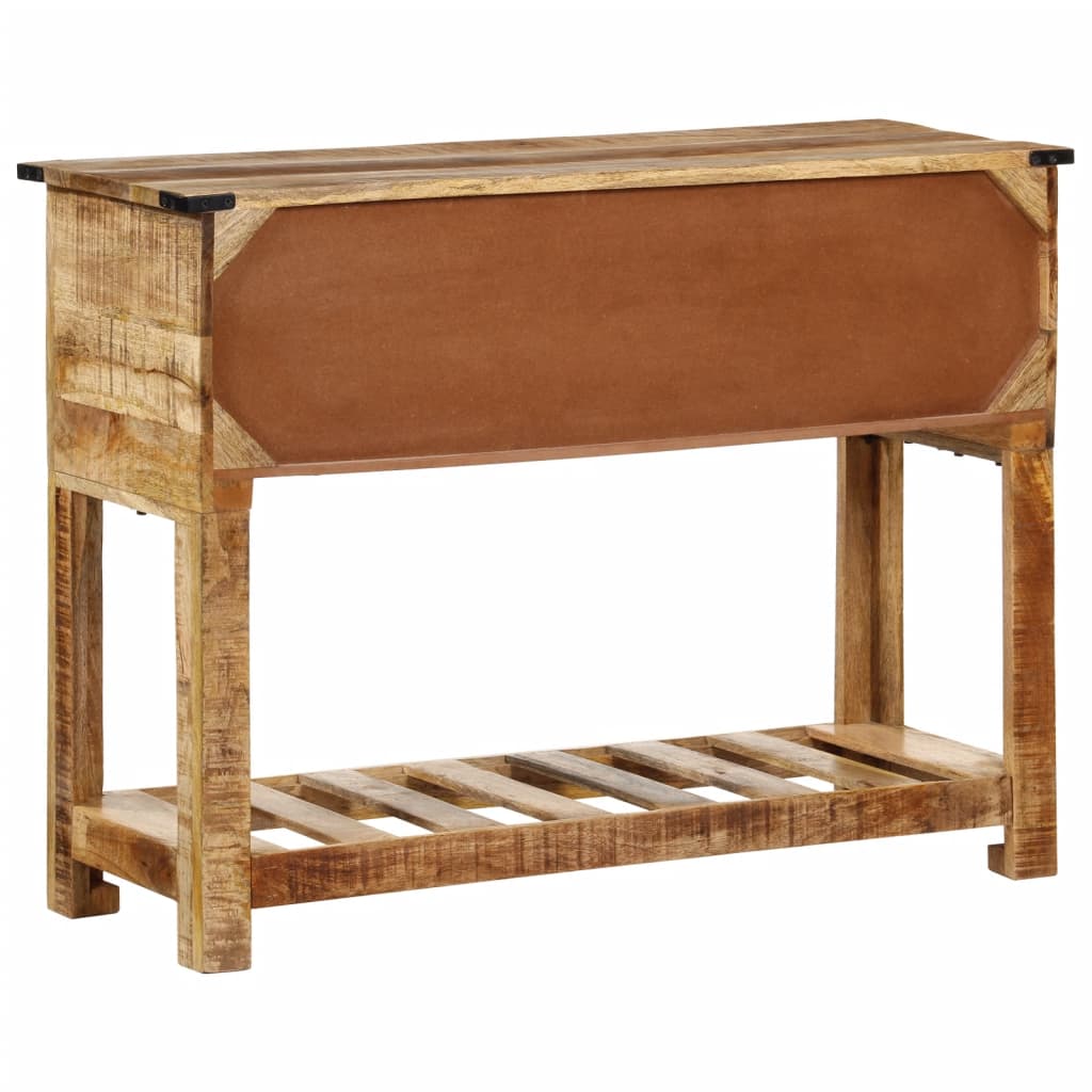 Table console 100x35x75 cm bois de manguier massif