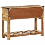 Table console 100x35x75 cm bois de manguier massif