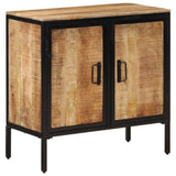 Buffet 70x35x70 cm bois de manguier brut massif