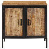 Buffet 70x35x70 cm bois de manguier brut massif