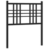 Tête de lit métal noir 80 cm