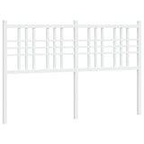 Tête de lit métal blanc 140 cm