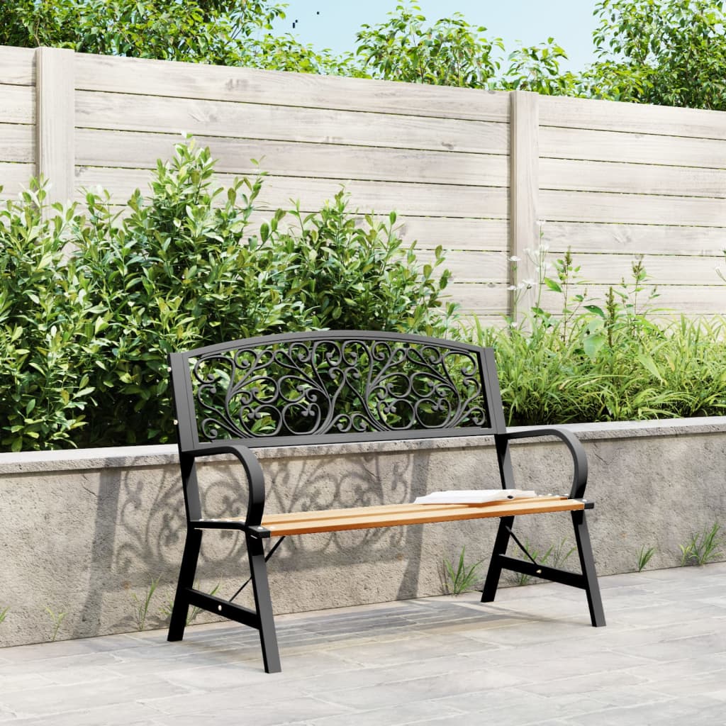 Banc de jardin 120 cm bois