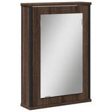 Armoire à miroir de salle de bain chêne marron bois ingénierie