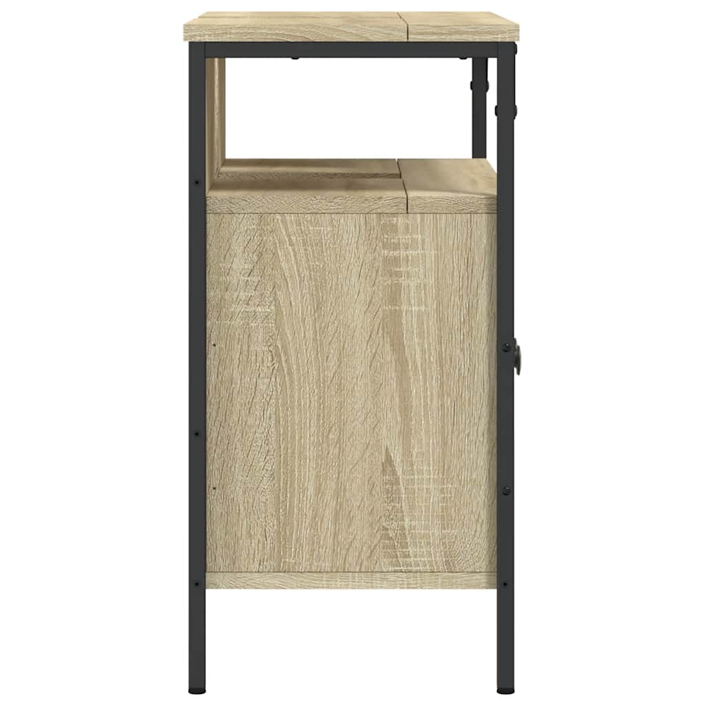 Armoire lavabo de salle de bain chêne sonoma 60x30x60 cm