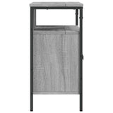 Armoire lavabo de salle de bain sonoma gris 60x30x60 cm