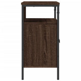 Armoire lavabo de salle de bain chêne marron 60x30x60 cm