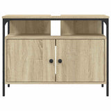 Sonoma oak bathroom sink cabinet 80x30x60 cm