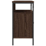 Armoire lavabo de salle de bain chêne marron 80x30x60 cm