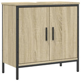 Armoire lavabo de salle de bain chêne sonoma 60x30x60 cm