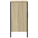 Armoire lavabo de salle de bain chêne sonoma 60x30x60 cm