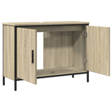 Armoire lavabo de salle de bain chêne sonoma 80x30x60 cm