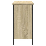 Armoire lavabo de salle de bain chêne sonoma 80x30x60 cm