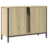 Armoire lavabo de salle de bain chêne sonoma 80x30x60 cm