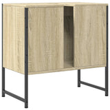 Armoire lavabo de salle de bain chêne sonoma 60x33x60 cm