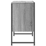 Armoire lavabo de salle de bain sonoma gris 60x33x60 cm