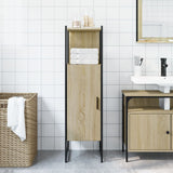 Armoire de salle de bain chêne sonoma 33x33x120,5 cm