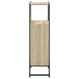 Armoire de salle de bain chêne sonoma 33x33x120,5 cm