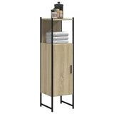 Armoire de salle de bain chêne sonoma 33x33x120,5 cm