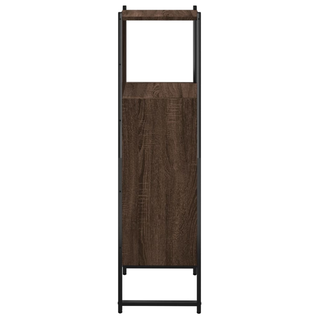 Armoire de salle de bain chêne marron 33x33x120,5 cm