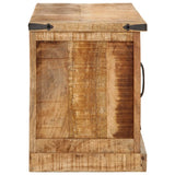 Meuble TV 110x35x45 cm bois massif de manguier brut