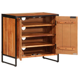 Shoe cabinet 67x38x65 cm solid acacia wood