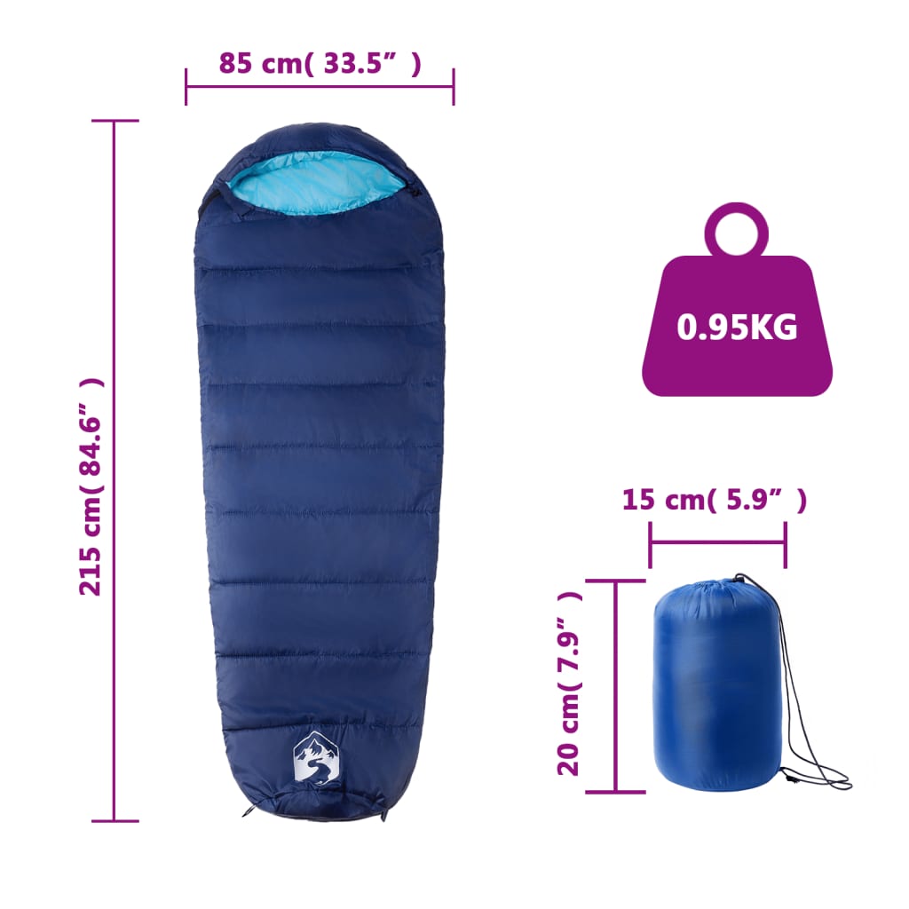 Mumienschlafsack für Erwachsene beim Camping 3 Jahreszeiten