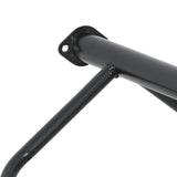 Porte-selle mural noir fer