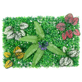  vidaXL Clôture à plantes artificielles 24 pcs vert 40x60 cm