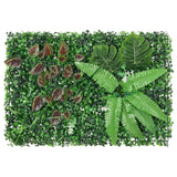  vidaXL Clôture à plantes artificielles 24 pcs vert 40x60 cm