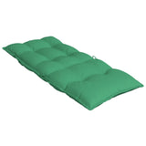 Coussins de chaise à dossier haut lot de 6 vert tissu oxford