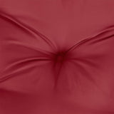 Coussins de chaise à dossier haut lot de 6 rouge bordeaux