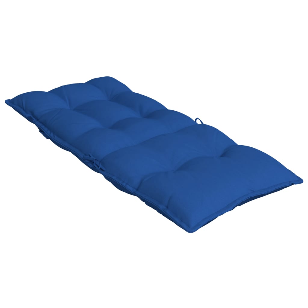 Coussins de chaise à dossier haut lot de 6 bleu royal