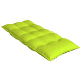 Coussins de chaise à dossier haut lot de 4 vert vif