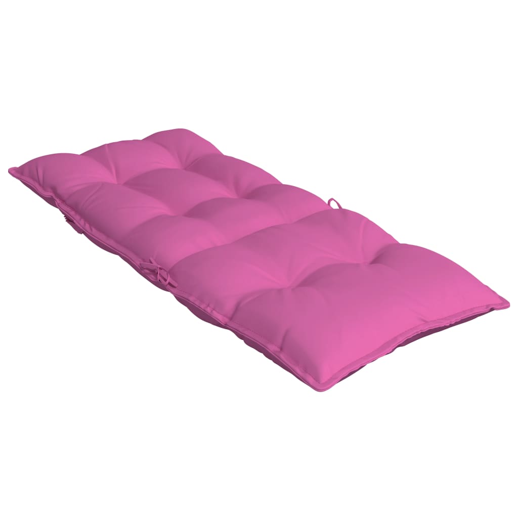 Coussins de chaise à dossier haut lot de 2 rose tissu oxford