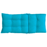 Coussins de chaise à dossier haut lot de 6 turquoise