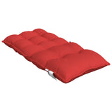 Coussins de chaise à dossier bas lot de 2 rouge tissu oxford