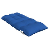 Low Back Chair Cushions Set of 4 Royal Blue