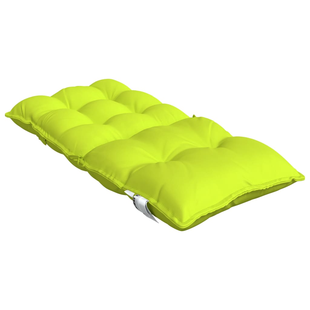 Coussins de chaise à dossier bas lot de 6 vert vif